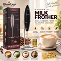 Electric Milk Frother for Coffee, Latte & Cappuccino