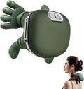Neck Massager, Bionic Heated Massager, Cordless Portable Shiatsu Neck and Back Massager, 4D Kneading Massage, Simulated Human Hand Design for Pain Relief Deep Tissue and Muscle Relax